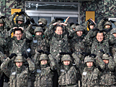주요당직자, 강원도 원통 육군12사단 방문