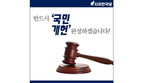 반드시 국민개헌 완성하겠습니다!