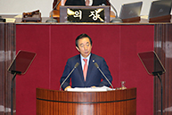 김성태 원내대표, 교섭단체 대표연설