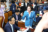정개특위 선거법 통과 관련 항의 방문 및 규탄시위