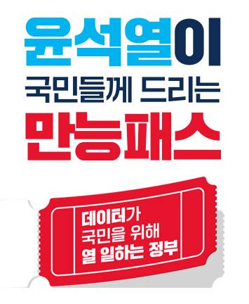 윤석열이 국민들꼐 드리는 만능패스