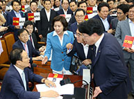 8월29일 독재 선거법 날치기 저지 투쟁 및 긴급의원총회