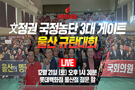 [Live] 문정권 국정농단 3대 게이트 울산 규탄대회 (2019.12.21)