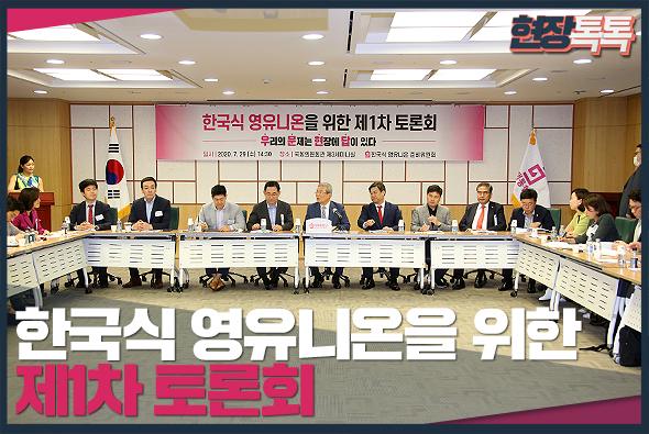 7월 29일 한국식 영유니온을 위한 제1차 토론회