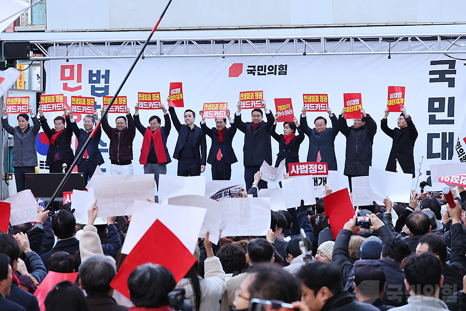 민생회복 법치수호 대전 국민대회