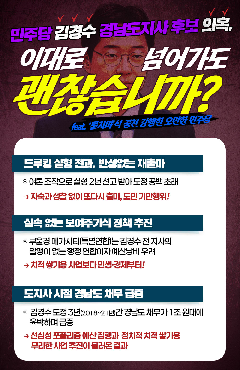 [민주당 김경수 경남도지사 후보 의혹] 
