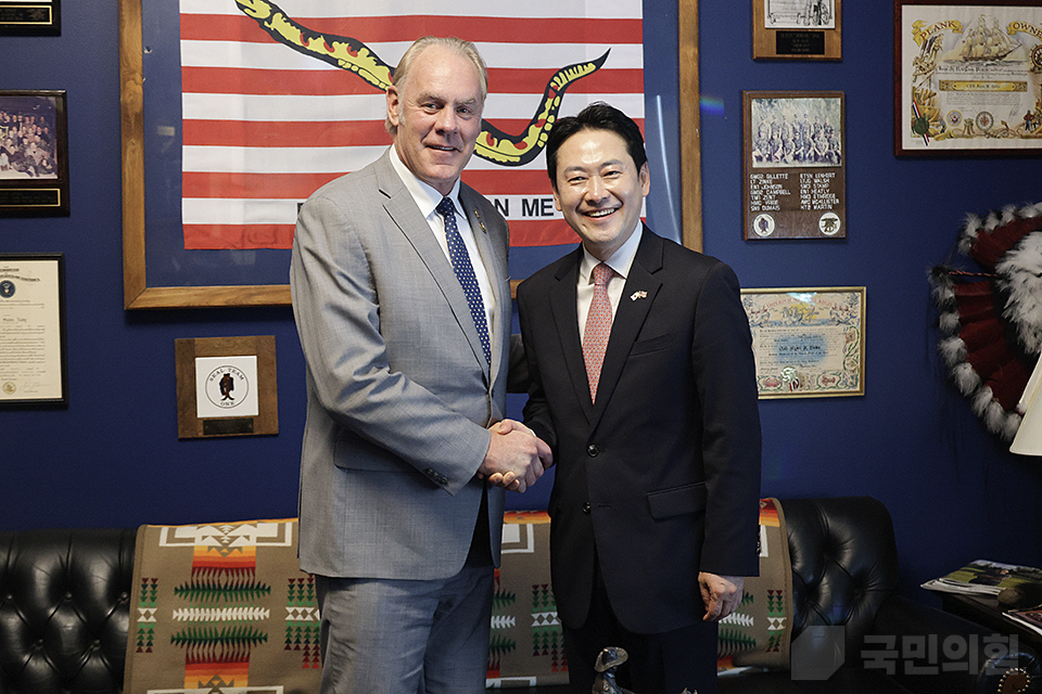 Ryan Zinke 하원 외교위 외국무기판매TF 단장 면담