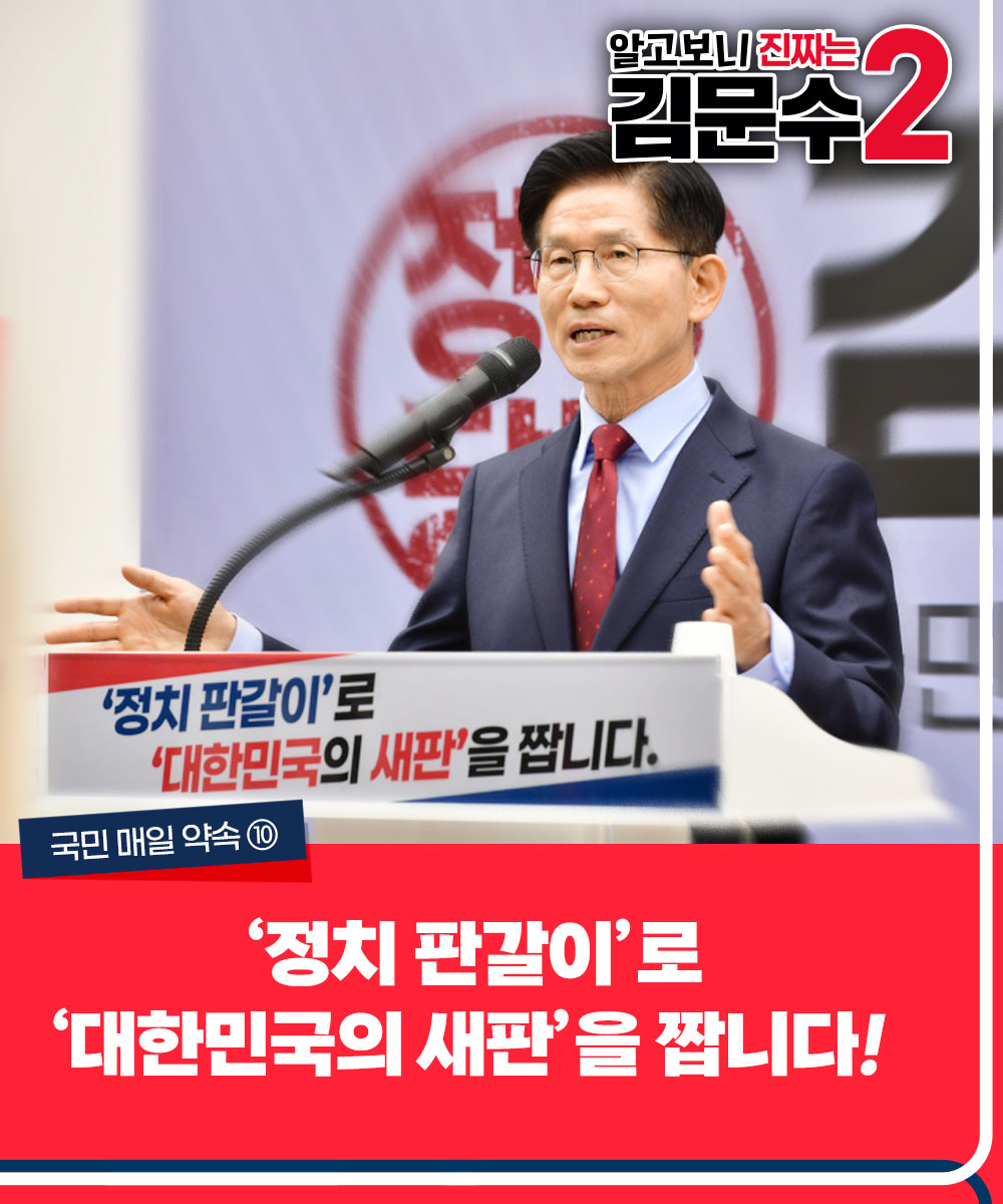 국민 매일 약속 ⑩ 개헌·정치개혁 공약