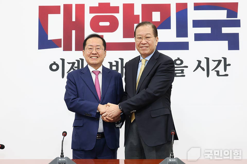 홍준표 前 대구시장 면담