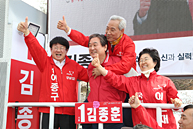 서울 강남갑 이종구, 강남을 김종훈, 강남병 이은재 후보 지원유세