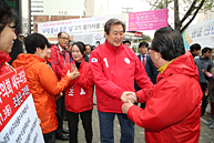 부산 사상구 손수조 후보 지원유세