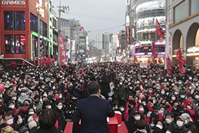 “청년과 함께 내일을 바꾸는 멋진 상상” 서울 마포구 유세