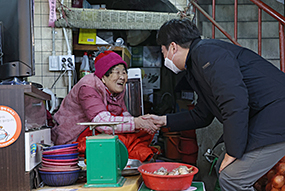 이준석 당 대표, 경기 하남시 유세