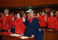 2017년4월8일 자유한국당 중앙 및 시도 선대위 여성본부 필승결의대회