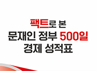 팩트로 본 문재인 정부 500일 경제성적표